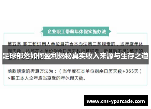 足球部落如何盈利揭秘真实收入来源与生存之道 足球部落如何盈利揭秘真实收入来源与生存之道